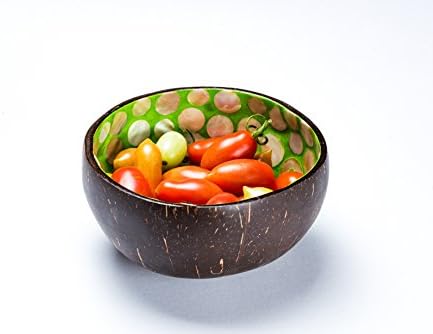 Decorative Coconut Bowl 5.12" Multi Usage For Kitchen, Serving And More 100% Coconut Shell