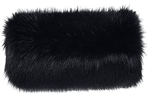 SlenyuBridal Girls Faux Fur Hand Muffs Cold Arm Warmers