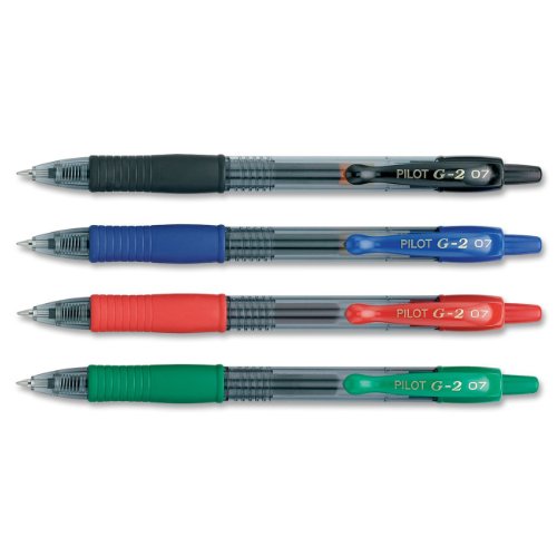Pilot G2 Gel Pens, Fine Point, 4-Pack - Image 3