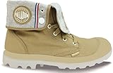 Mens Palladium Sport Baggy Lite CVS Canvas Ankle Boot Lace-Up Khaki 03401-279