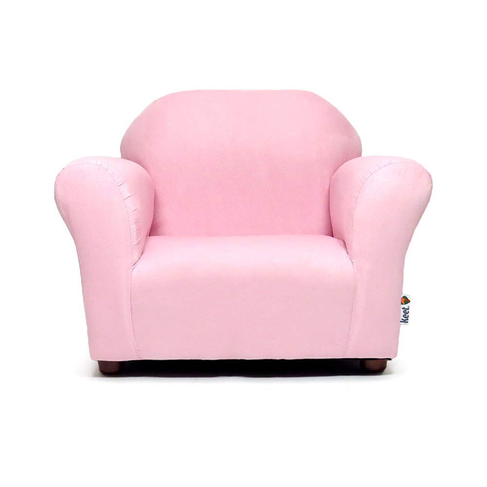 Roundy Toddler Armchair with Soft Microsuede