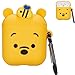 Mulafnxal Compatible with Airpods 1&2 Case,Cute 3D Funny Cartoon Character Silicone Airpod Cover,Kawaii Fun Cool Stylish Design Skin Kits,Fashion Cases for Girls Kids Teens Boys Air pods(Honey