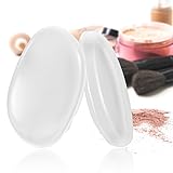 Medical Silicone Makeup Sponge, Fu Store Premium Quality Washable Cosmetic Beauty Tools Blender, Perfect for Gel Foundation Puff BB Concealer Makeup and Lotion Cream, Pack of 2