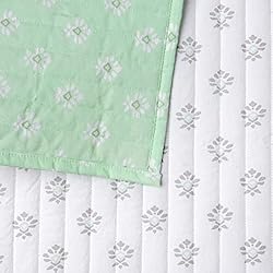 MARTHA STEWART Naomi Quiet Grey King Quilt Set - 3