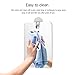 Docamor Fogless Mirror Fog-free Shower Mirror Anti-Fog Bathroom Mirror for Travel Makeup Shaving (Silver)