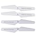 RRecomfit 4pcs 3.7V 600mAh Li-po Battery, Main Blades Propellers Spare Part and 4 Ports Battery Charger for Syma X5C X5C-1 X5 X5SW X5SC X15 X15W