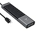 MAKETECH Aluminum 4-Outlet Surge Protector Power Strip with 4 USB Smart Charging Ports (6A/30W) and 5 Feet Heavy-Duty Power Cord, for Home, Office, Nightstand, Workbench & Dresser (Space Gray)