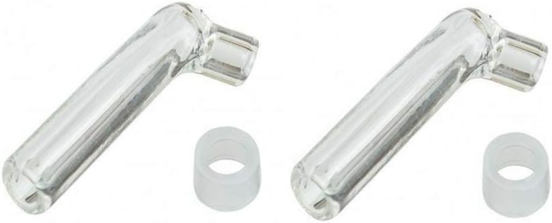 Mouth Easy Flow Glass Tip Piece, 2-Pack