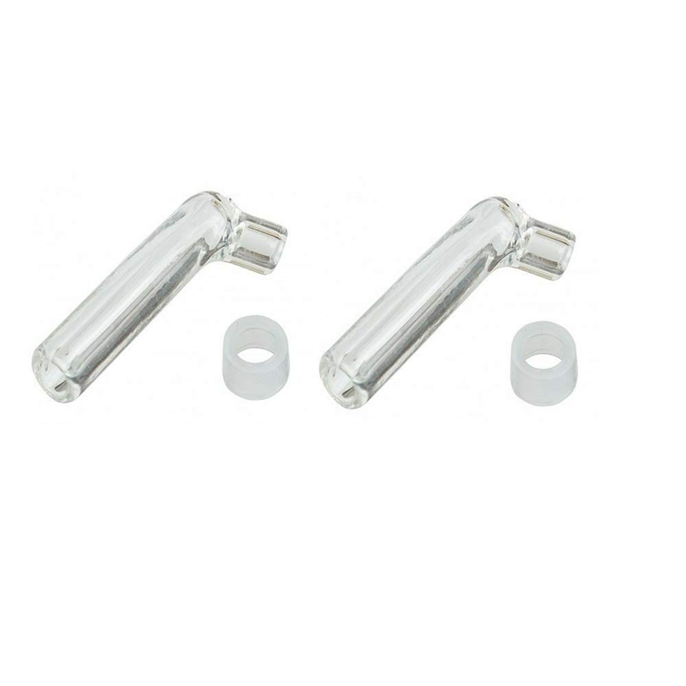 Mouth Easy Flow Glass Tip Piece, 2-Pack