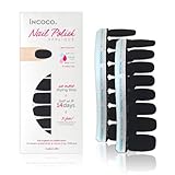 Incoco Nail Polish Strips, Nail Color, Midnight
