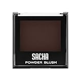SACHA Intense Color Blush Brightens, Sculpt Cheeks and Creates the Illusion of High Cheekbones, 12 shades 0.27 oz., MATTE BROWN