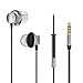 Frizione Headphones, Wired Earbuds, Metal Earphones, Noise Isolating Headset, Stereo Bass Headphone, In Ear Earbuds with Mic