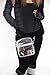 Mariela Small Clear Crossbody Shoulder Messenger Bag for Women//Stadium Approved//Transparent PVC Purse for Football Games and Concerts//NFL PGA NCAA/6.7 x 7.5 x 2.75