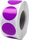 Lilac Color Coding Labels Round Circle Dots 3/4 Inch 500 Total Adhesive Stickers