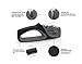 2-n-1 Knife Sharpener by Kitchen Hostess - Great for Japanese and Euro-American Knives - Senzu, Chef, Paring, Tactical, Pocket - Quickly Sharpens, Hones & Polishes - Safety Glove Included