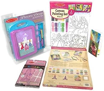 Melissa &amp; Doug Water Wow Princess Learning Toy Gift Bundle-Design, Draw &amp; Paint Activities Age 5+