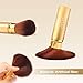 Lomezi Blush Brushes Retractable Kabuki Brushes Portable Travel Blush Makeup Brushes With Cover for Makeup Blush Powder Foundation Cream
