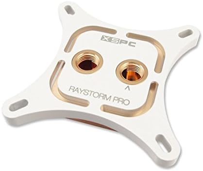XSPC RayStorm Pro White WaterBlock, Intel CPU, White LEDs