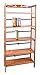 Bamboo 5-Shelf Bookcase, Natural