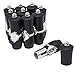JETEHO 10Pcs Empty Lipstick Tube, Plastic Empty DIY Lip Balm Tube Lipstick Chapstick Container Cosmetic Holder Home DIY Cosmetic Tube Tools - Black