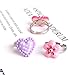 Hicdaw 15PCS Adjustable Rings Set for Girls Kids Rings for Girls Play Dress Up Rings Gift for Little Girls