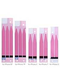 Vastar 10 en 1 batería pegamento cinta adhesiva rayas de repuesto para iPhone 7 6 6S 5S 4.7 inch y iPhone 6S Plus 7 Plus 5.5 inch 3 piezas lot
