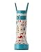 OAKI Kids Rubber Rain Boots with Easy-On Handles, Forest Animals, 8T US Toddler