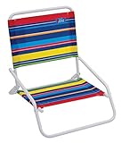 RIO Gear Rio Brands Aloha Sand Chair, Red/Blue/Green/Yellow Stripe
