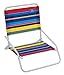 Rio Brands Aloha Sand Chair, Red/Blue/Green/Yellow Stripe