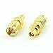 2PCS SMA Male to MCX Female Connector RF Coax Coaxial Adapter Copper Gilding