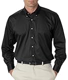 Van Heusen Men'S Dress Twill, Black, Xl