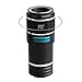 DEALPEAK 12X Phone Camera Lens Kit Manual Focus Telescope Lens for Iphone 6s/6/6 Plus/6s Plus / 5s , Samsung Galaxy S6 / S6 edge/S5, Note 5 /4 ,and More (12X)