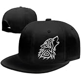 Kamaple Snapback Flat Bill Hats, Birthday Gifts for Teen Boy Men Women, Adjustable Cotton Flat Brim Baseball Cap