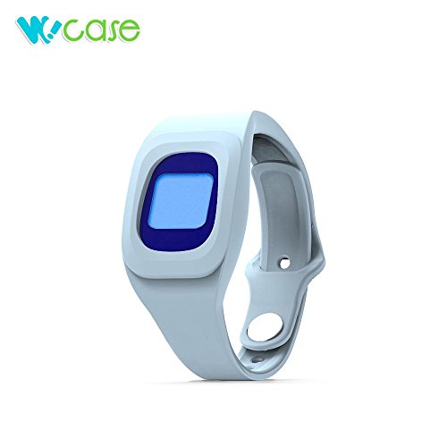 WoCase ZipBand Fitbit ZIP Accessory Wristband Bracelet (Light ice blue,One size, fits most wrist, 2016 Upgrade Version, Secured, Lost-Proof)for Fitbit ZIP Activity and Sleep Tracker (Turn Your Fitbit ZIP into Wearable FLEX/FORCE/CHARGE,Fastener Secures Yo
