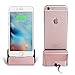 iPhone Charger Dock,Febite iPhone Desk Charger,Charge and Sync Stand for iPhone 7 7plus 6 6s 6plus 5 5s SE,Charge cradle Charger Station desktop(Rose Gold)