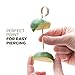 Prexware Bamboo Ring Skewers, 3.5 Inch Loop Skewers, Bamboo Skewers Cocktail Picks. 100 Count.