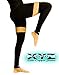 XYZ Athletic Leg Copper Compression Sleeves- Aids Leg Circulation and Blood Flow- Warm-Up/Endurance/Recovery- 2 Sleeves
