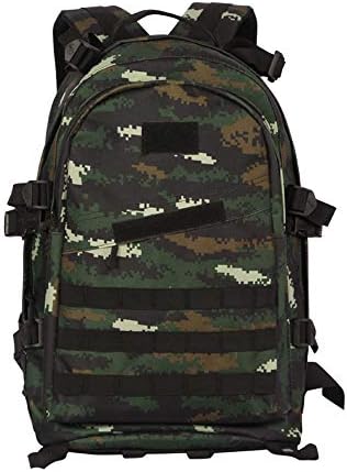 MuLier Camo PUBG Backpack with USB Port Daypack for Men, Fit 15.6 Inch Laptop