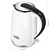 Electric Kettle Cool Touch Double Wall, Stainless Steel Interior with Auto Shut Off, 2 Liter - Stariver Limited Time Deal