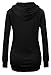 Miurus Women Vintage Wrapped V Neck Long Sleeve Pullover Sweatshirt Hoodie