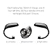 AMINY Bluetooth Headset with Voice Answer the Phones Bluetooth Earpiece Hands-free Earphones with Microphone for IOS, Android, Smartphones & Bluetooth Devices(black)