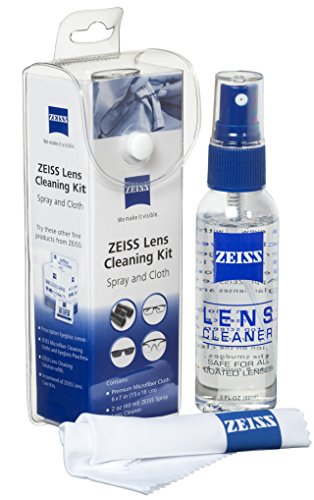 ZEISS 2oz Spray and Microfiber Lens Cleaner Care Kit for Coated Lenses, Binoculars, Scopes, Cameras, and Glasses, 1-Pack