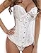 2015 new arrived European Palace Style Corset Sexy Women's Wedding Dress Underwear-White