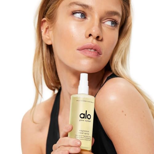 Alo Magnesium Reset Body Spray | For Sleep & Natural Stress Relief – Calming Blend with Magnesium, Valerian Root, Arnica & Essential Oils | Made in USA - 3.2 oz