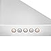 AKDY European Style Wall Mount Stainless Steel Range Hood Vent with Touch Control and Carbon Filters (30)