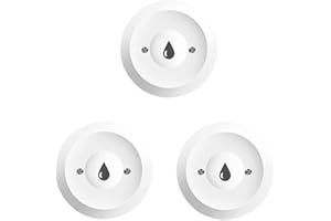 Vernijtrdy Tuya Smart ZigBee Water Sensor - Leak and Flood Alarm System, Must Have Zigbee Gateway for Operation