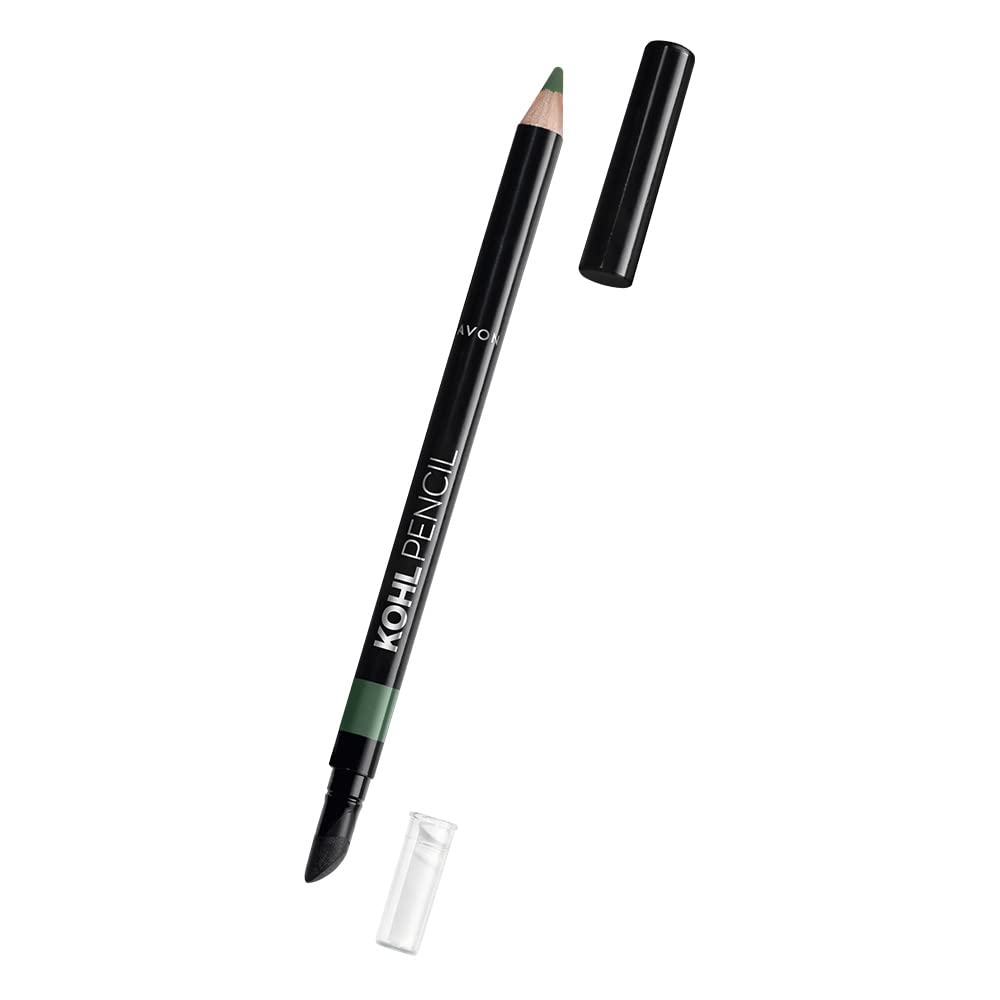 Avon Kohl Pencil Eyeliner Emerald, Super-Soft for Smooth Application, Long-Lasting, Budge-Proof Colour