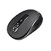 EagleTec M130 Wireless Bluetooth 3.0 4-Button Mouse with Adjustable DPI (1000, 1500, 2000) for MS Windows and Mac OS