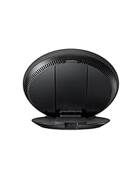 Cargador inalámbrico Samsung de carga rápida, con cargador tradicional de corriente (versión de Estados Unidos), Convertible, Negro