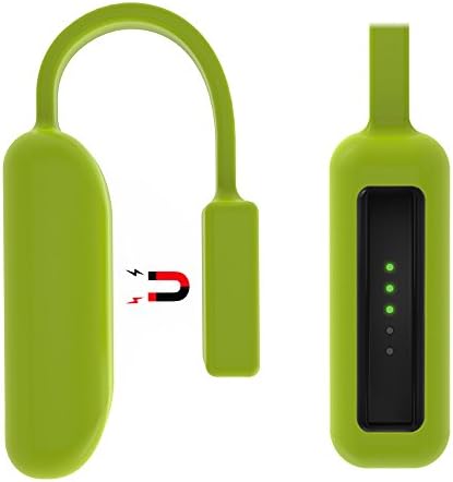 For Fitbit Flex 2,Silicone Clip Holder Built-in Smart Strong Magnetic Clasp Strap for Fitbit Flex 2 (Green)